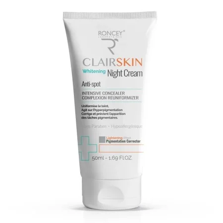 RONCEY CLAIRSKIN CRÈME DE NUIT ECLAIRCISSANTE ANTI-TACHES 50ML