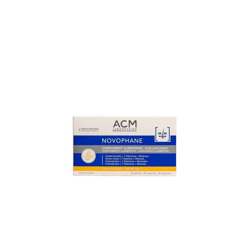 ACM NOVOPHANE ONGLES & CHEVEUX 60 GÉLULES