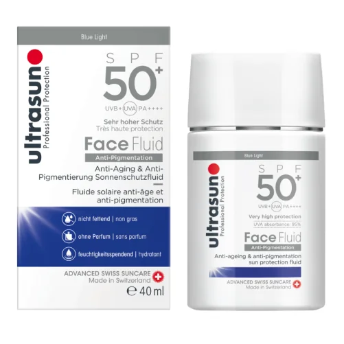 ULTRASUN FACE FLUID ANTI PIGMENTATION BLUE LIGHT SPF50+ 40ML
