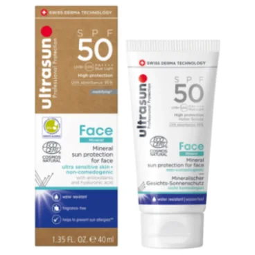 ULTRASUN FACE MINERAL SUNSCREEN SPF50+ 40ML