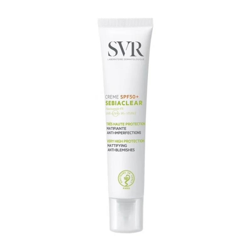SVR SEBIACLEAR CREME SOLAIRE MATIFIANTE SPF50 40ML