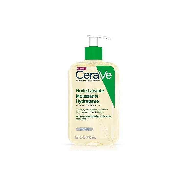 CERAVE HUILE LAVANTE MOUSSANTE ET HYDRATANTE 473 ML