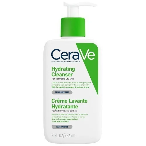 CERAVE CRÈME LAVANTE HYDRATANTE 236 ML