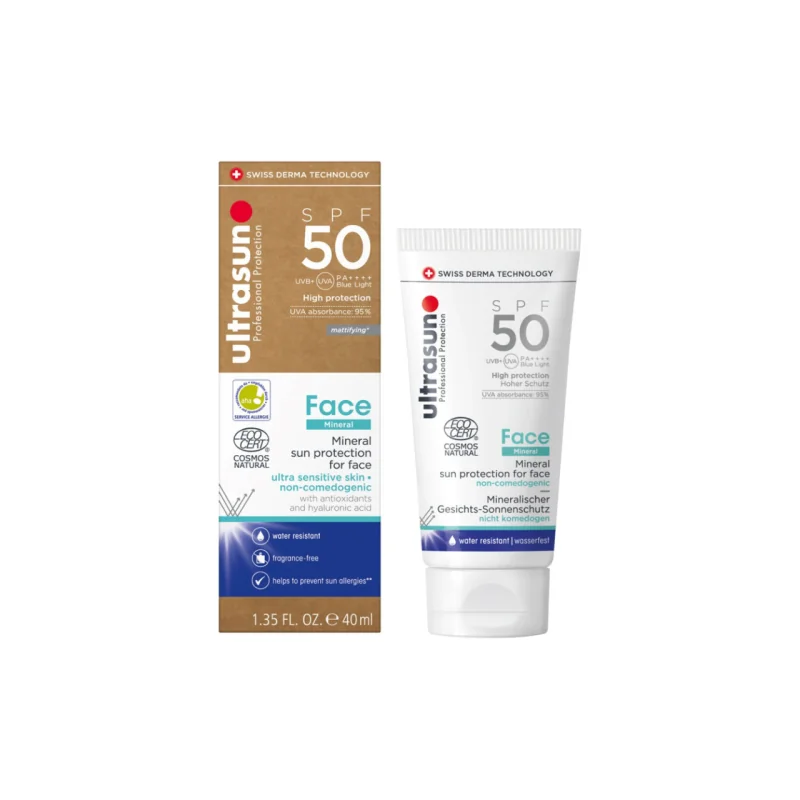 ULTRASUN FACE MINERAL SUNSCREEN SPF50+ 40ML