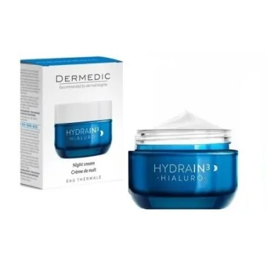 DERMEDIC HYDRAIN 3 CREME DE NUIT HYDRATANTE 55ML DERMEDIC HYDRAIN 3 CREME DE NUIT HYDRATANTE 55ML
