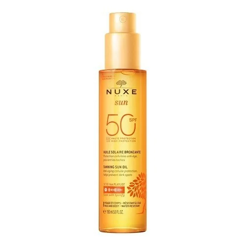 NUXE SUN HUILE SOLAIRE BRONZANTE SPF50