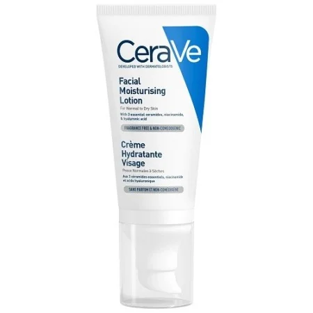 CERAVE CRÈME HYDRATANTE VISAGE PEAU SECHE 52 ML