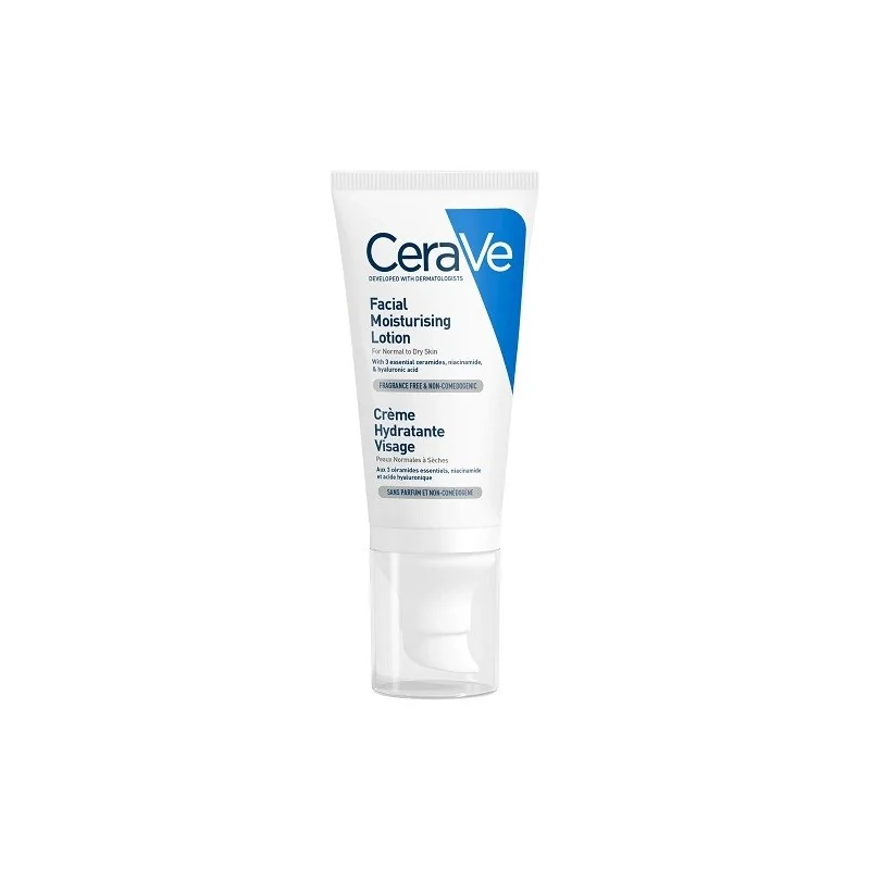 CERAVE CRÈME HYDRATANTE VISAGE PEAU SECHE 52 ML