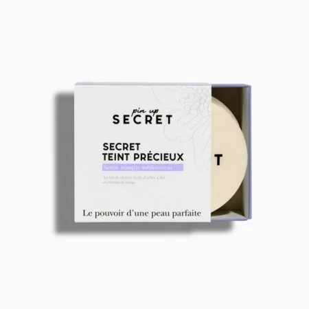 PIN UP SECRET TEINT PRÉCIEUX SAVON AU LAIT DE CHÈVRE VISAGE & CORPS 120GR