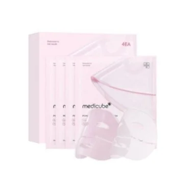MEDICUBE BOÎTE DE MASQUE EN GEL DE COLLAGÈNE ROSE PDRN