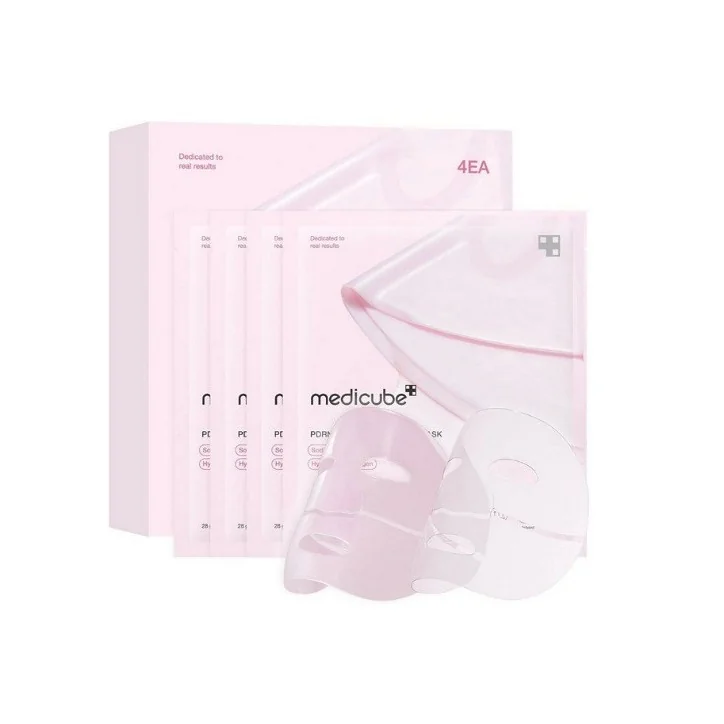 MEDICUBE BOÎTE DE MASQUE EN GEL DE COLLAGÈNE ROSE PDRN