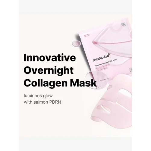 MEDICUBE BOÎTE DE MASQUE EN GEL DE COLLAGÈNE ROSE PDRN