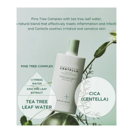 SKIN1004 CENTELLA MADAGASCAR LAIT SOLAIRE APAISANT TEA-TRICA SPF50+ PA++++