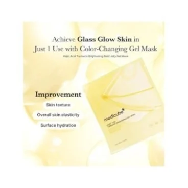 MEDICUBE MASQUE GEL ÉCLAIRCISSANT AU CURCUMA ET À L'ACIDE KOJIQUE