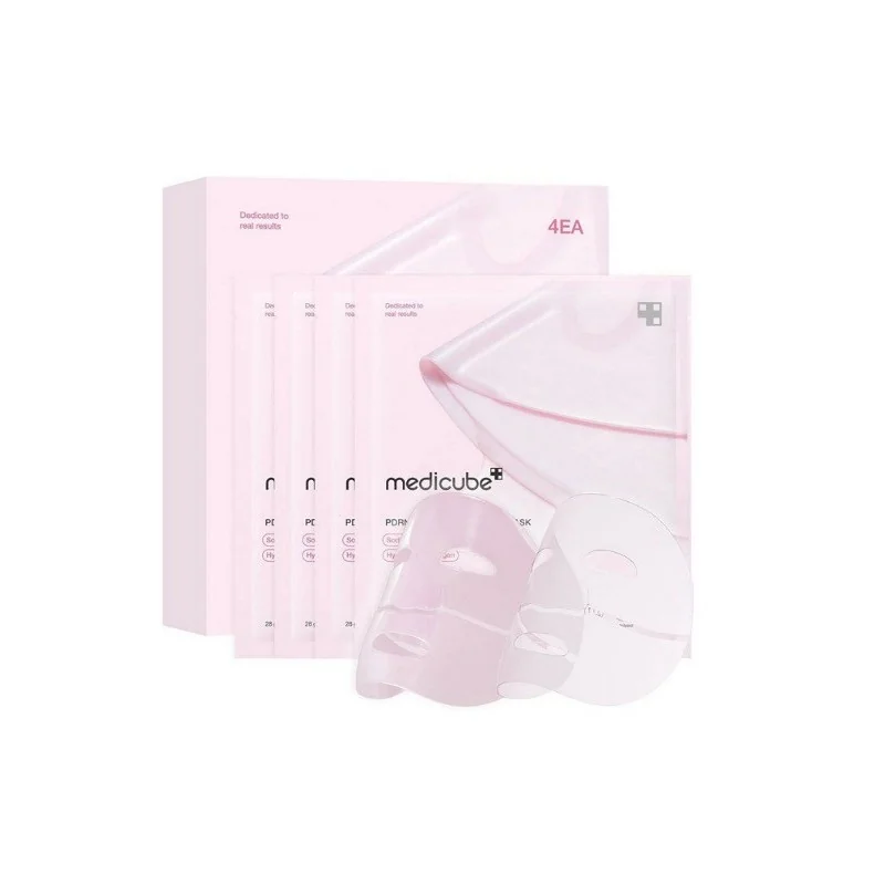 MEDICUBE BOÎTE DE MASQUE EN GEL DE COLLAGÈNE ROSE PDRN