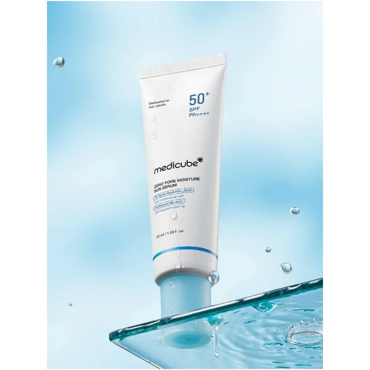 MEDICUBE ZERO PORE SÉRUM SOLAIRE HYDRATANT