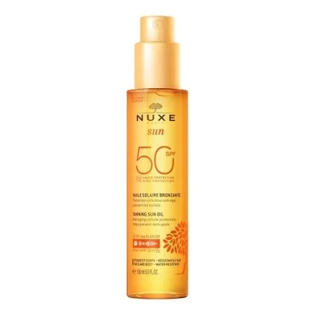 NUXE SUN HUILE SOLAIRE BRONZANTE SPF50