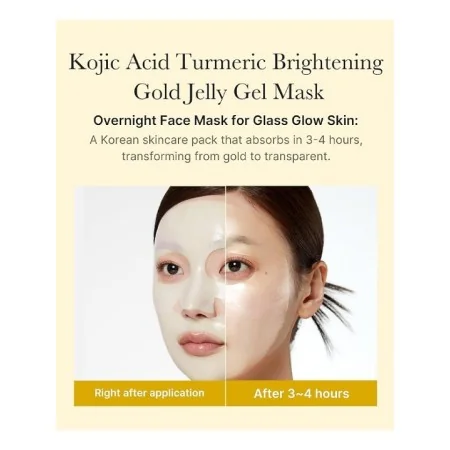 MEDICUBE MASQUE GEL ÉCLAIRCISSANT AU CURCUMA ET À L'ACIDE KOJIQUE