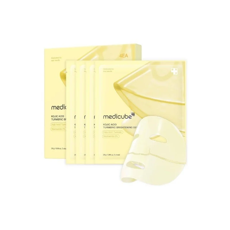 MEDICUBE MASQUE GEL ÉCLAIRCISSANT À L'ACIDE KOJIQUE ET AU CURCUMA
