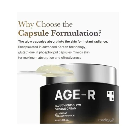 MEDICUBE AGE-R CRÈME CAPSULES GLUTATHION GLOW