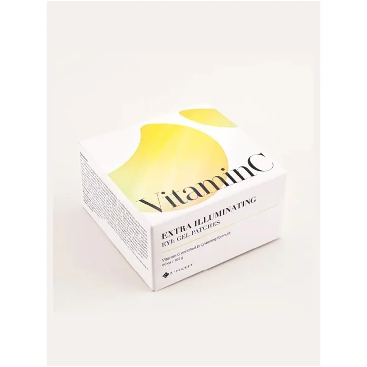 KSECRET PATCHS DE GEL EXTRA ÉCLAIRCISSANTS POUR LES YEUX (VITAMINE C)