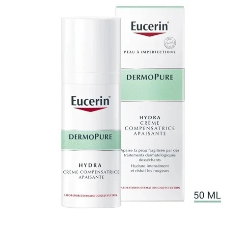 EUCERIN DERMOPURE HYDRA CRÈME COMPENSATRICE APAISANTE 50ML