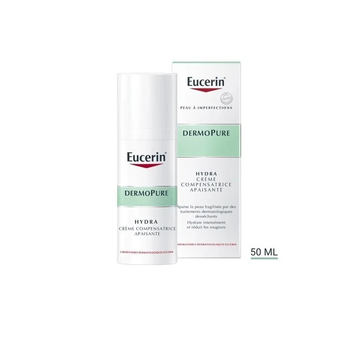 EUCERIN DERMOPURE HYDRA CRÈME COMPENSATRICE APAISANTE 50ML