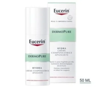 EUCERIN DERMOPURE HYDRA CRÈME COMPENSATRICE APAISANTE 50ML