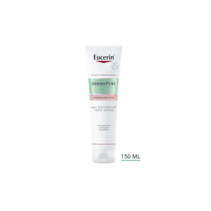 EUCERIN DERMOPURE GEL NETTOYANT TRIPLE ACTION 150ML
