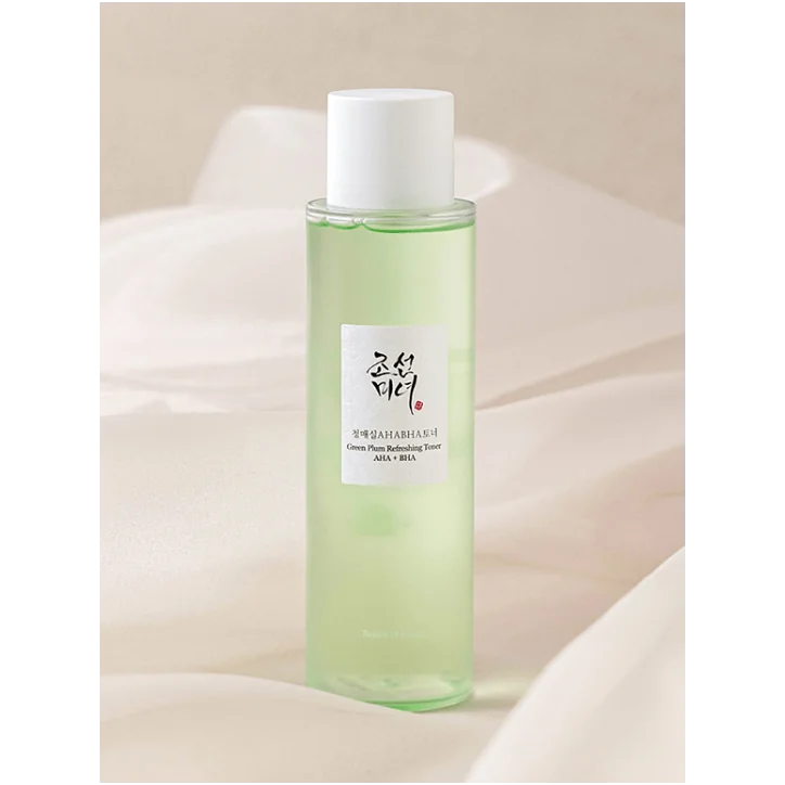 BEAUTY OF JOSEON TONIQUE RAFRAÎCHISSANT À LA PRUNE VERTE : AHA + BHA