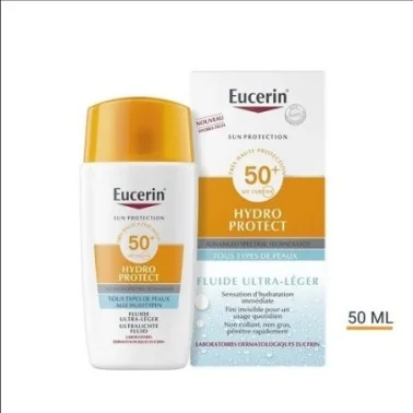 EUCERIN SUN HYDRO PROTECT FLUIDE ULTRA-LÉGER SPF50+ EUCERIN SUN HYDRO PROTECT FLUIDE ULTRA-LÉGER SPF50+