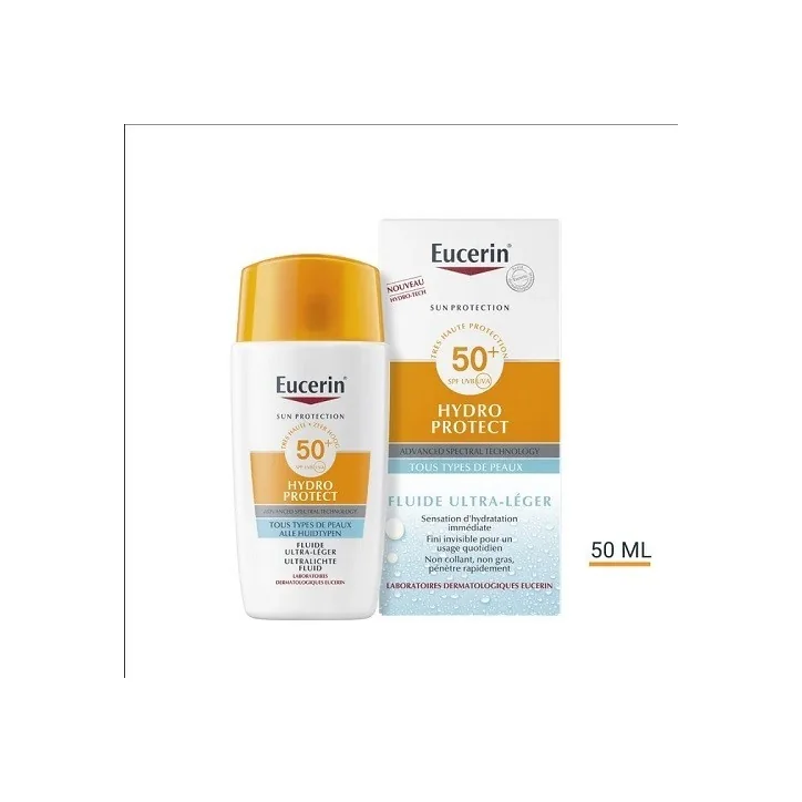 EUCERIN SUN HYDRO PROTECT FLUIDE ULTRA-LÉGER SPF50+