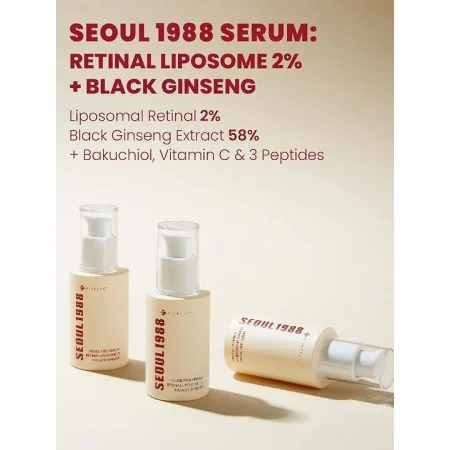 SEOUL 1988 SÉRUM LIPOSOME RÉTINIEN 2% + GINSENG NOIR