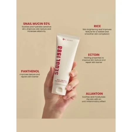 SEOUL 1988 CRÈME MUCINE D'ESCARGOT 93% + RIZ