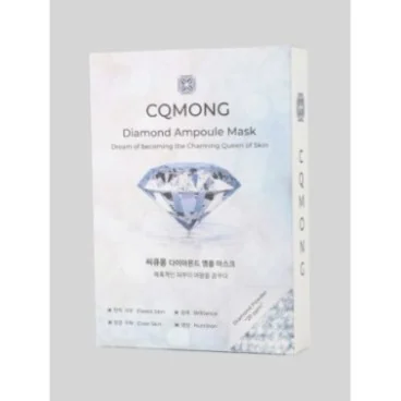 CQMONG PACK DE MASQUES EN FEUILLE D'AMPOULE DIAMANTÉES (10)