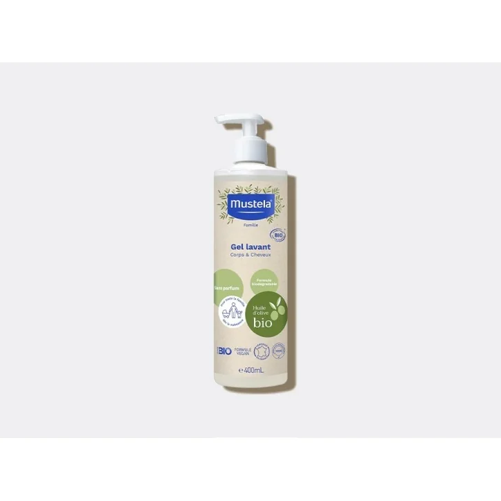 MUSTELA GEL LAVANT CERTIFIÉ BIO CORPS & CHEVEUX