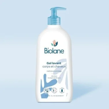 BIOLANE GEL LAVANT CORPS ET CHEVEUX 2 EN 1 350ML