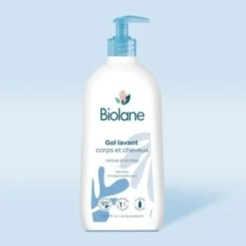 BIOLANE GEL LAVANT CORPS ET CHEVEUX 2 EN 1 350ML