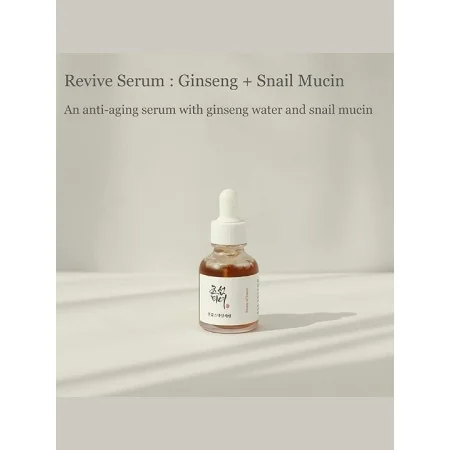BEAUTY OF JOSEON SÉRUM REVIVE GINSENG + MUCINE D'ESCARGOT