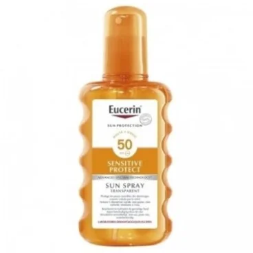 EUCERIN SUN SENSITIVE PROTECT SPRAY TRANSPARENT SPF50 200ML
