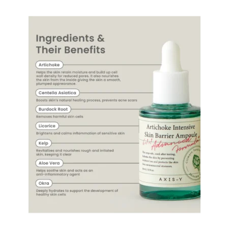 AXIS-Y AMPOULE BARRIÈRE CUTANÉE INTENSIVE À L'ARTICHAUT