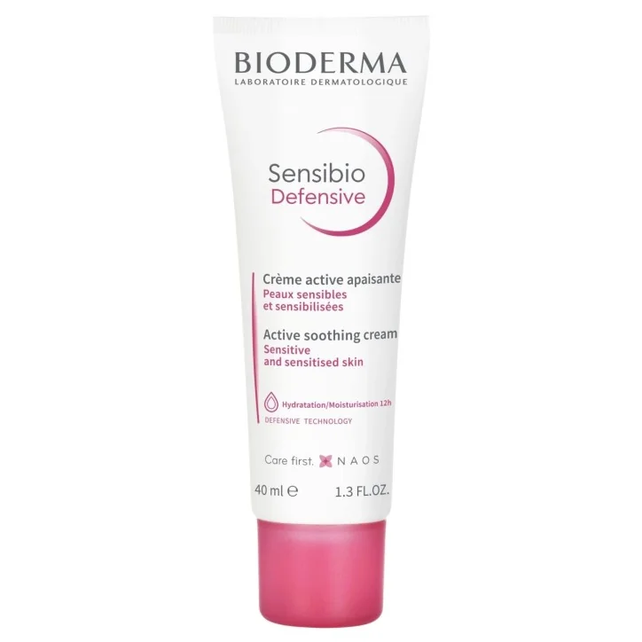 BIODERMA SENSIBIO DEFENSIVE CRÈME HYDRATANTE APAISANTE 40ML