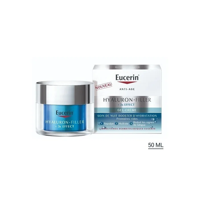 EUCERIN HYALURON-FILLER +3X EFFECT SOIN NUIT BOOSTER HYDRATATION