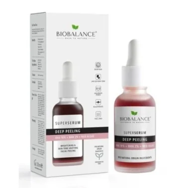 BIOBALANCE SUPER SERUM AHA PEELING ACIDE GLYCOLIQUE 30ML BIOBALANCE SUPER SERUM AHA PEELING ACIDE GLYCOLIQUE 30ML