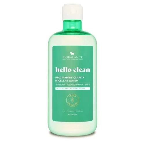 BIOBALANCE HELLO CLEAN NIACINAMIDE EAU MICELLAIRE CLARTÉ 500ML