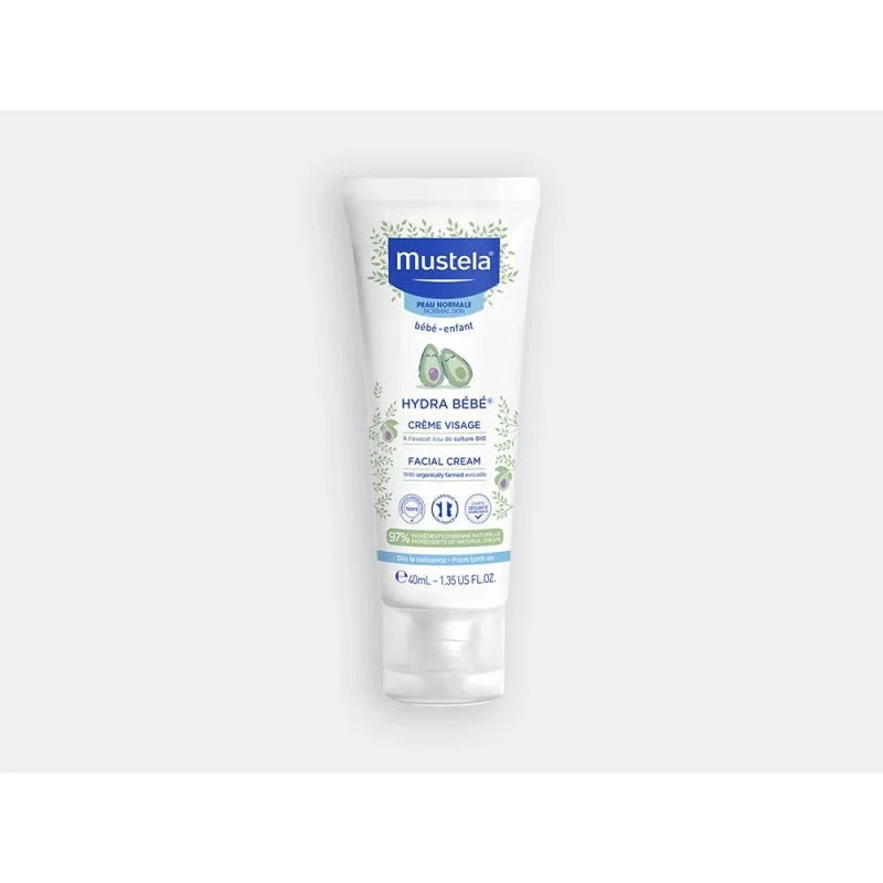 MUSTELA CRÈME VISAGE HYDRA BÉBÉ À L'AVOCAT BIO