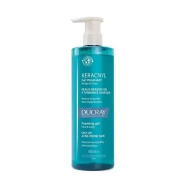 DUCRAY KERACNYL GEL MOUSSANT VISAGE ET CORPS 400ML