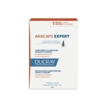 DUCRAY ANACAPS EXPERT CHUTE DE CHEVEUX CHRONIQUE 30 GÉLULES