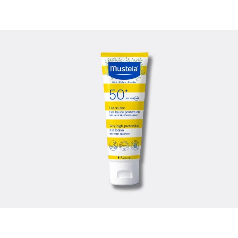MUSTELA LAIT SOLAIRE TRÈS HAUTE PROTECTION SPF 50+ 40ML