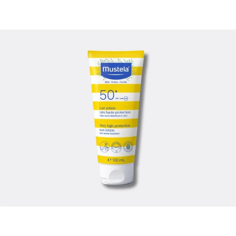 MUSTELA LAIT SOLAIRE TRÈS HAUTE PROTECTION SPF 50+ 100ML